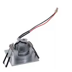 NEW TRIA MINI DL SQUARE светильник с LED 2.2Вт, 3000K, 30°, 143lm, матир. алюминий