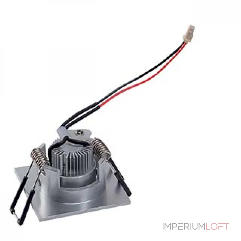 NEW TRIA MINI DL SQUARE светильник с LED 2.2Вт, 3000K, 30°, 143lm, матир. алюминий