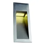DOWNUNDER LED 15 светильник встраиваемый IP44 c 15 SMD LED 0.9Вт, 3000K, 70lm, матир.алюминий (лак)