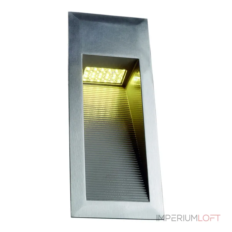 DOWNUNDER LED 15 светильник встраиваемый IP44 c 15 SMD LED 0.9Вт, 3000K, 70lm, матир.алюминий (лак)