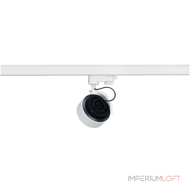 3Ph, KALU TRACK LEDDISK светильник c Philips Fortimo Module 12Вт, 3000К, 800lm, 85°, белый