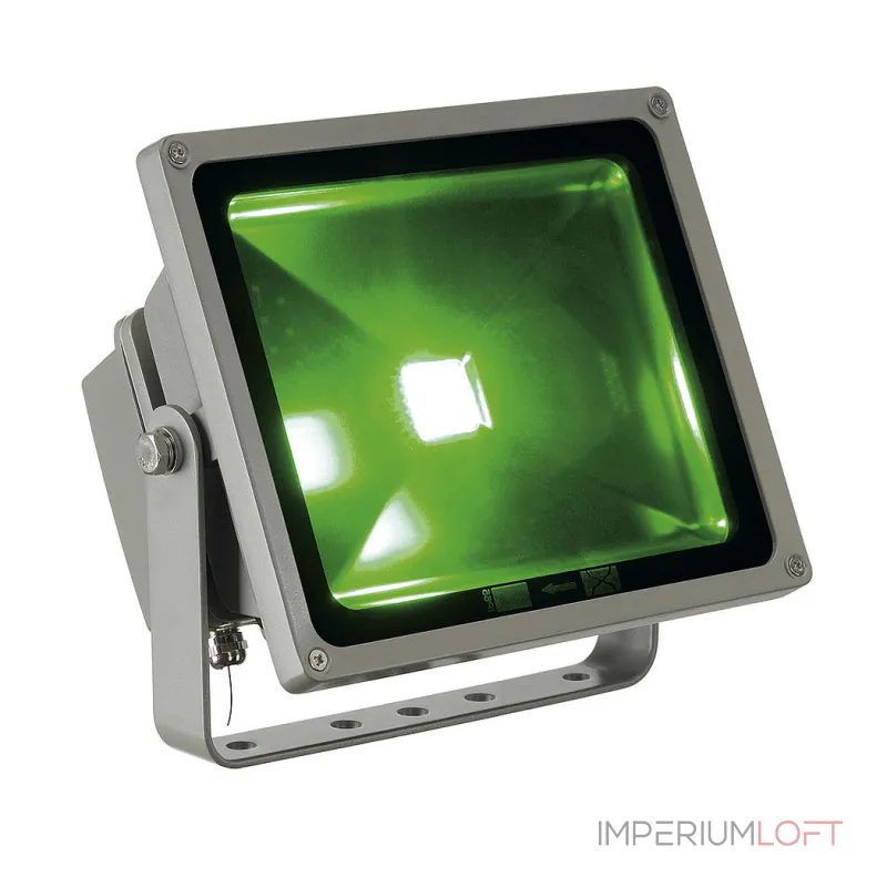 FLOODI (RF) светильник IP65 с RGB LED 30Вт (39Вт), 100°, с ПДУ, серебристый