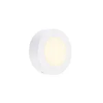 SENSER ROUND 6W светильник накладной 230V c SMD LED 6Вт (6.7Вт), 3000K, 230lm, c БП, белый