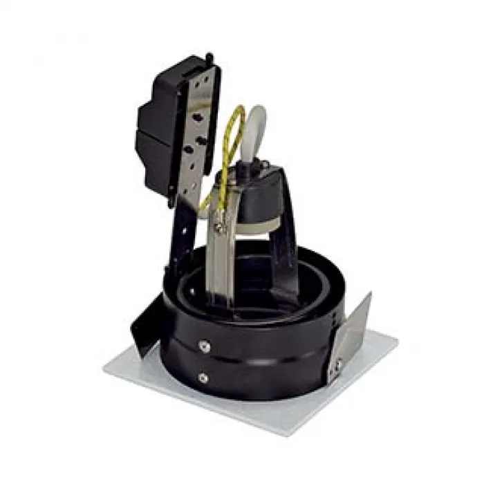 INDI REC 1S GU10 светильник встраиваемый для лампы GU10 50Вт макс., белый / черный от ImperiumLoft