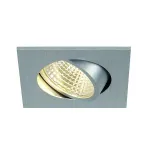 NEW TRIA LED DL SQUARE SET, светильник с COB LED 3Вт, 3000K, 38°, 300lm, с блоком питания, алюминий