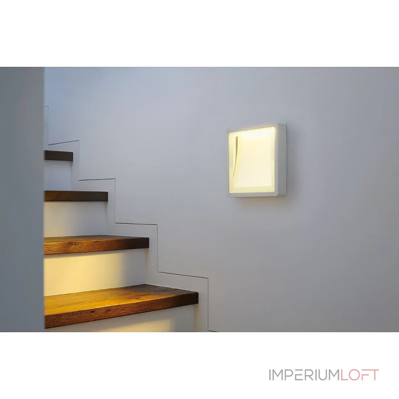 INDIGLA светильник накладной IP54 с 36 SMD LED 6.1Вт (8.3Вт), 3000K, 430lm, белый