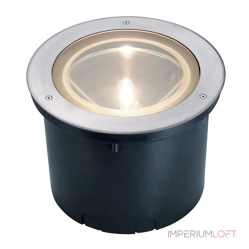 ADJUST ROUND HIT 70W светильник встраиваемый IP67 c ЭмПРА для лампы HIT-CE G12 70Вт, сталь