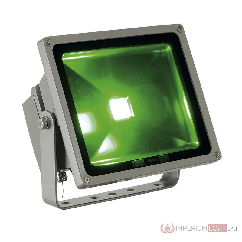 FLOODI (RF) светильник IP65 с RGB LED 30Вт (39Вт), 100°, с ПДУ, серебристый от ImperiumLoft