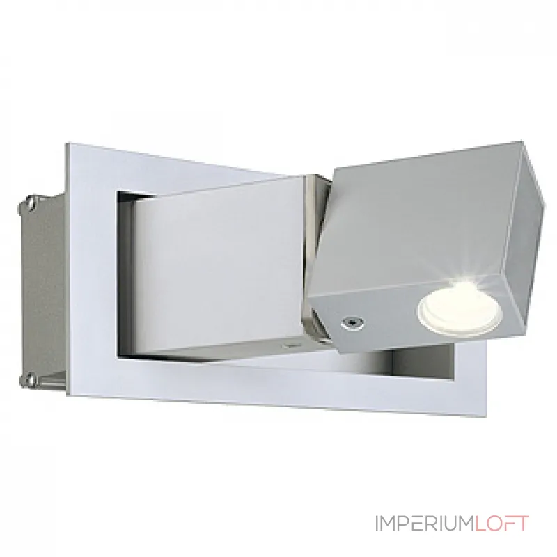 BEDSIDE RIGHT светильник встраиваемый 700mA с PowerLED 3Вт, 3000К, 110lm, 110°, серебристый
