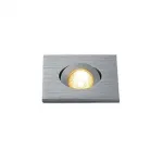 NEW TRIA MINI DL SQUARE светильник с LED 2.2Вт, 3000K, 30°, 143lm, матир. алюминий