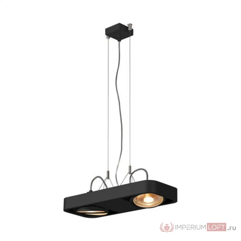 AIXLIGHT® R2 DUO QPAR111 светильник подвесной для 2-x ламп ES111 по 75Вт макс., черный от ImperiumLoft