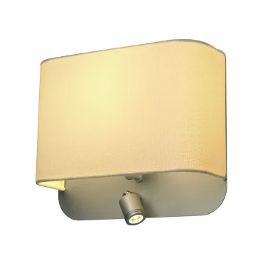 ACCANTO SPOT ROUND светильник настенный c LED 1Вт, 3000К 95lm и для лампы E27 24Вт макс., белый