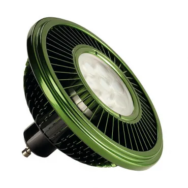 LED ES111 источник света CREE XB-D LED, 230В, 17.5Вт, 30°, 2700K, 880lm, CRI80, димм, зелен. корпус