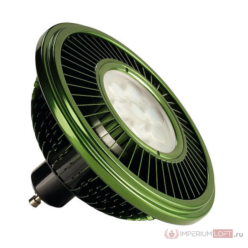 LED ES111 источник света CREE XB-D LED, 230В, 17.5Вт, 30°, 2700K, 880lm, CRI80, димм, зелен. корпус от ImperiumLoft