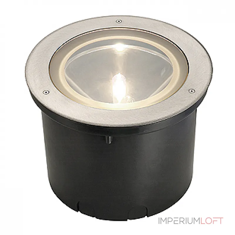 ADJUST ROUND HIT 70W светильник встраиваемый IP67 c ЭмПРА для лампы HIT-CE G12 70Вт, сталь