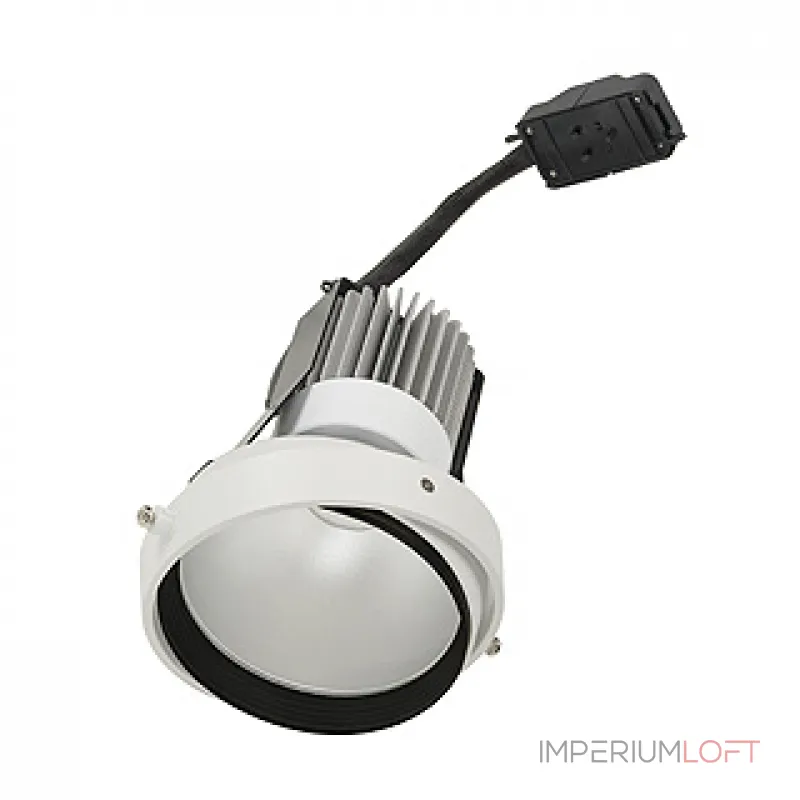 AIXLIGHT® PRO, LED DISC MODULE светильник с Fortimo LED 12Вт, 2700K, 800lm, 50°, белый / черный