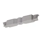 3Ph | S-TRACK, коннектор гибкий с разъемами подвода питания, 16А макс., серебристый