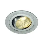 NEW TRIA LED DL ROUND SET, светильник с COB LED 6.6Вт, 3000K, 38°, 600lm, с блоком питания, алюминий