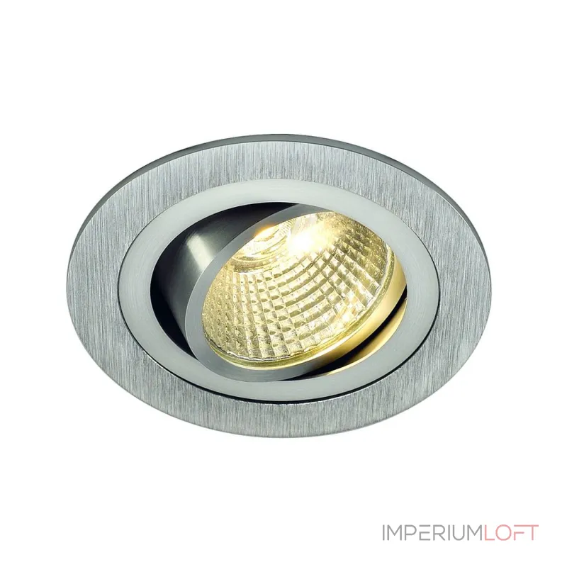NEW TRIA LED DL ROUND SET, светильник с COB LED 6.6Вт, 3000K, 38°, 600lm, с блоком питания, алюминий NEW TRIA LED DL ROUND SET, светильник с COB LED 6.6Вт, 3000K, 38°, 600lm, с блоком питания, алюминий