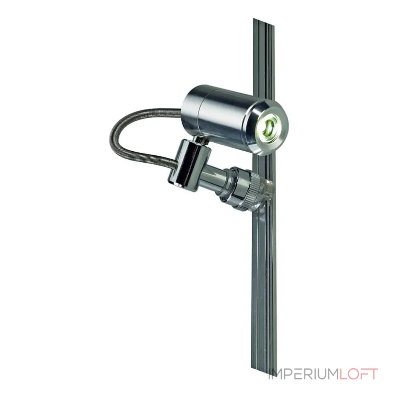 MINI ALU TRACK/GLU-TRAX®, LED SPOT светильник с PowerLED 1Вт, 3000К, 80lm, хром