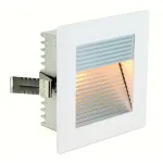 FLAT FRAME, CURVE светильник встраиваемый для лампы QT9 G4 20Вт макс., белый/ алюминий
