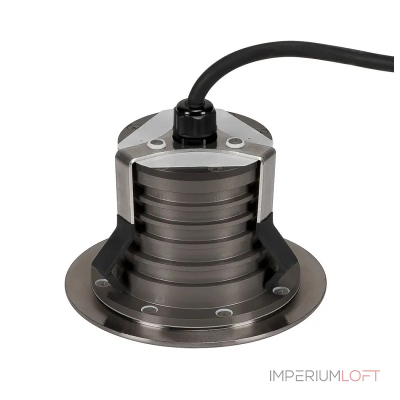 DASAR® 150 PREMIUM LED ROUND светильник встр. IP67 c LED 13Вт (17Вт), 3000K, 1200lm, 60°, Al, сталь
