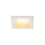 VERLUX 10 светильник встраиваемый с LED 10Вт (12Вт), 3000К, 880lm, 80°, белый