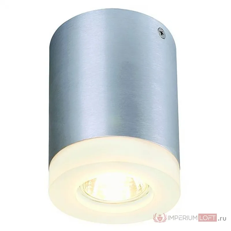 TIGLA ROUND светильник потолочный для лампы GU10.50Вт макс., матированный алюминий / акрил матовый от ImperiumLoft