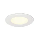 SENSER ROUND 6W светильник встраиваемый 350mA c SMD LED 6Вт, 3000K, 240lm, без БП, белый