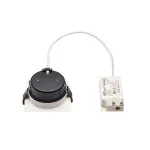 VERLUX 10 светильник встраиваемый с LED 10Вт (12Вт), 3000К, 880lm, 80°, белый