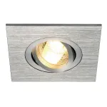 NEW TRIA XL SQUARE GU10 светильник встраиваемый для лампы GU10 50Вт макс., матир. алюминий