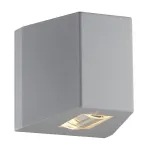 OUT BEAM LED UP-DOWN светильник настенный IP44 с 2-мя LED 15Вт, 3000K, 102lm, 2°, серебристый