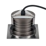DASAR® 180 PREMIUM LED SQUARE светильник встр. IP67 c LED 24Вт (28Вт), 3000K, 2700lm, 24°, Al, сталь