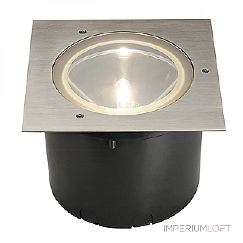 ADJUST SQUARE HIT 70W светильник встраиваемый IP67 c ЭмПРА для лампы HIT-CE G12 70Вт, сталь