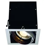 AIXLIGHT® PRO, 1 FRAME корпус с рамкой для 1-го светильникa MODULE, серебристый / черный