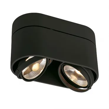 KARDAMOD ROUND ES111 DOUBLE светильник накладной для ламп ES111 2x75Вт макс., черный
