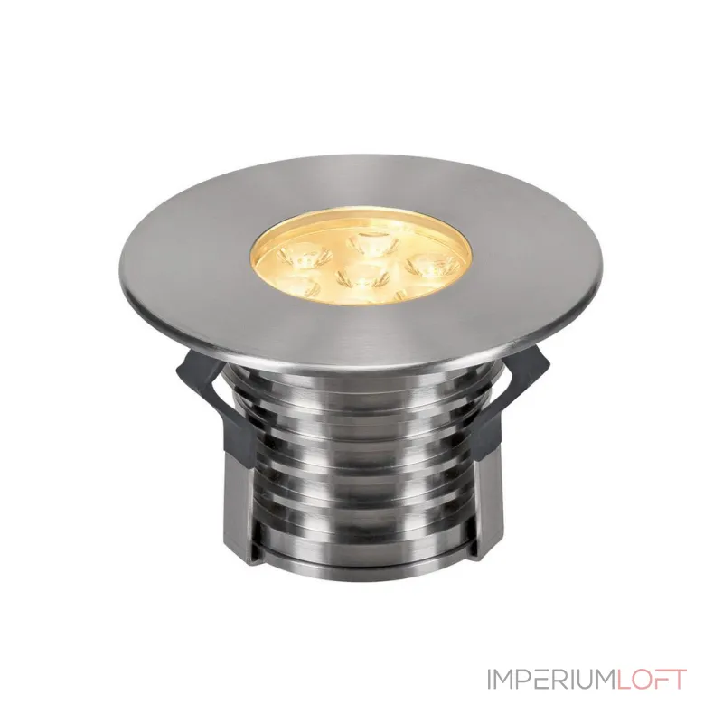 DASAR® 150 PREMIUM LED ROUND светильник встр. IP67 c LED 13Вт (17Вт), 3000K, 1200lm, 30°, сталь