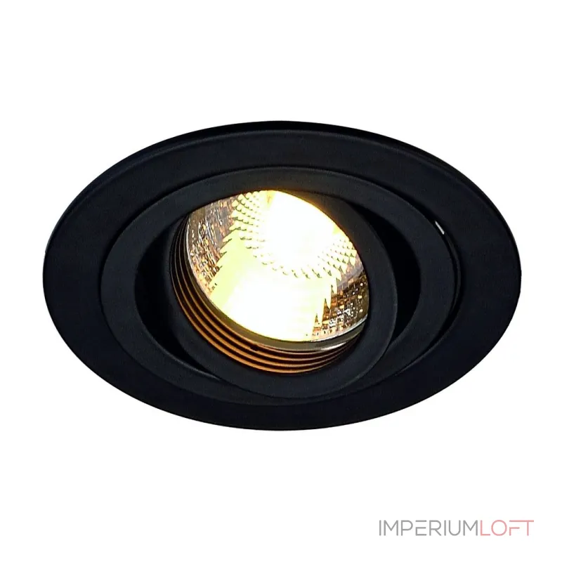 NEW TRIA ROUND GU10 SPR светильник встраиваемый для лампы GU10 50Вт макс., матовый черный NEW TRIA ROUND GU10 SPR светильник встраиваемый для лампы GU10 50Вт макс., матовый черный
