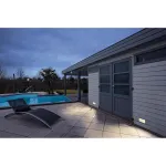 BRICK LED SYMETRIC светильник встраиваемый IP65 с LED 9Вт (11Вт), 3000K, 40°, 950lm, сталь