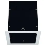 AIXLIGHT® PRO, 1 FRAME корпус с рамкой для 1-го светильникa MODULE, серебристый / черный
