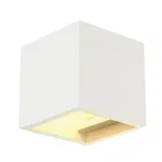 PLASTRA CUBE WL светильник настенный для лампы QT14 G9 42Вт макс., белый гипс