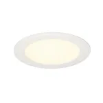 SENSER ROUND 10W светильник встраиваемый 350mA c SMD LED 10Вт, 3000K, 560lm, без БП, белый