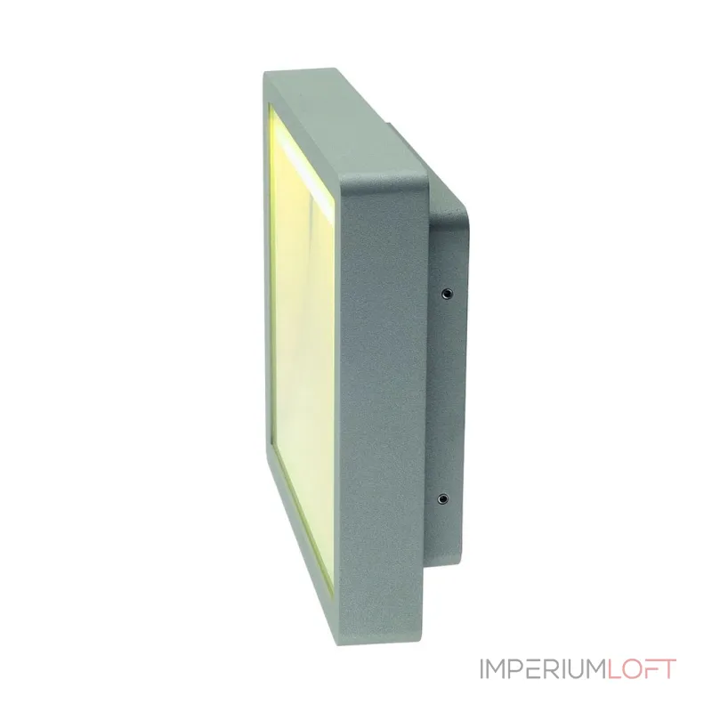 INDIGLA светильник накладной IP54 с 36 SMD LED 6.1Вт (8.3Вт), 3000K, 430lm, серебристый