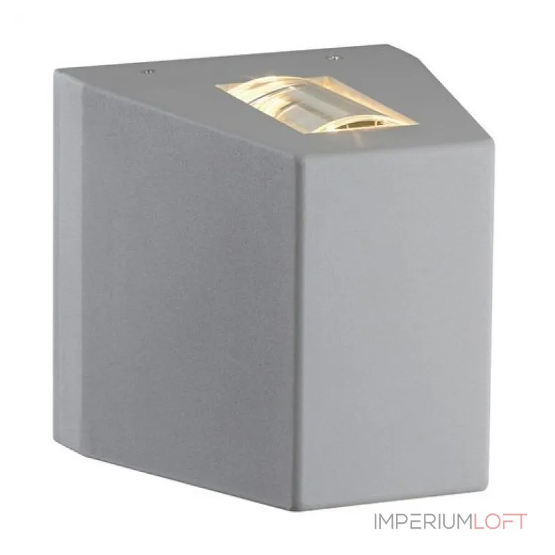 OUT BEAM LED UP-DOWN светильник настенный IP44 с 2-мя LED 15Вт, 3000K, 102lm, 2°, серебристый