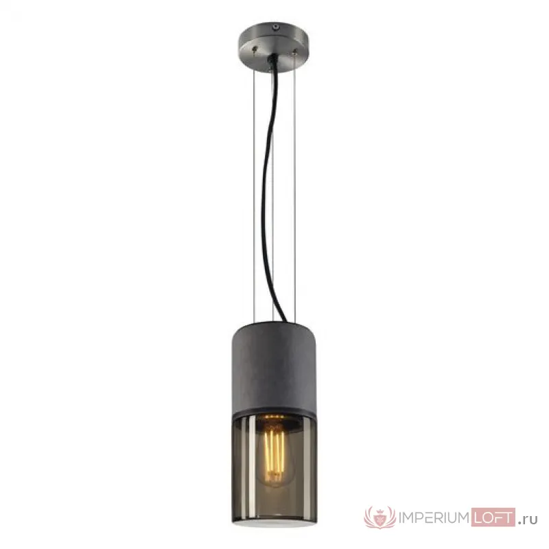 LISENNE PD светильник подвесной для лампы E27 23Вт макс., темно-серый базальт/ стекло дымч. от ImperiumLoft