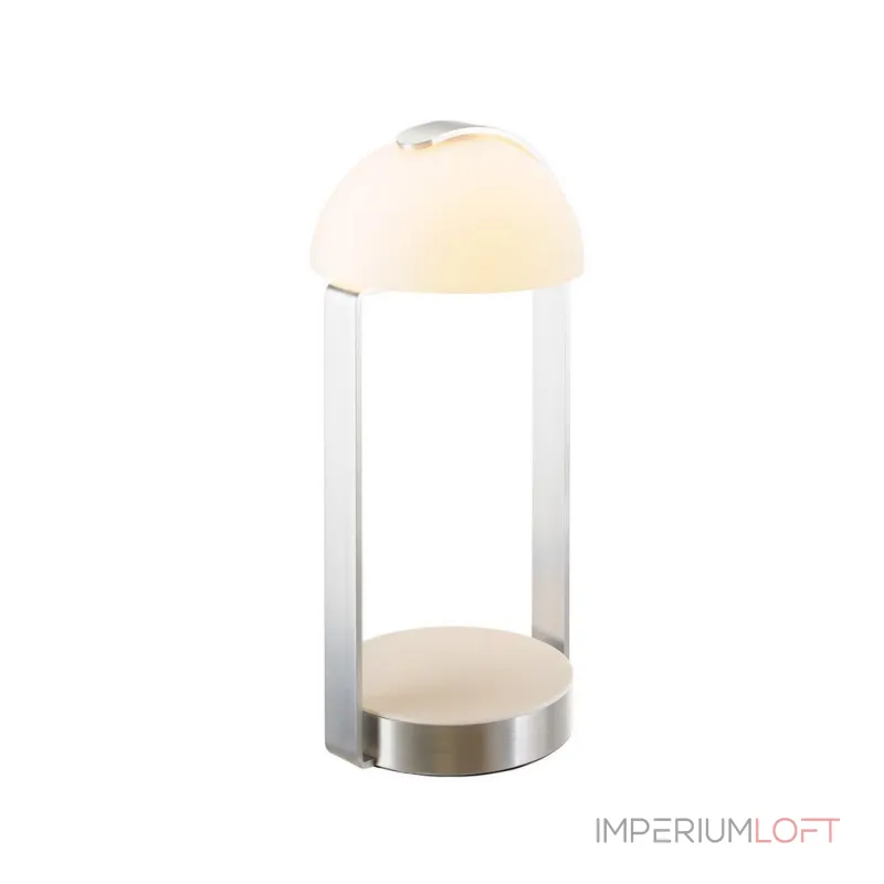 BRENDA TL-1 свет-к настольный с LED 5.4Вт, 3000K, 460lm, сенсорное диммирование, алюминий/белый BRENDA TL-1 свет-к настольный с LED 5.4Вт, 3000K, 460lm, сенсорное диммирование, алюминий/белый