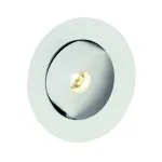 GILALED светильник встраиваемый 700mA c PowerLED 3Вт, 3000K, 135lm и LED 0.06Вт, белый