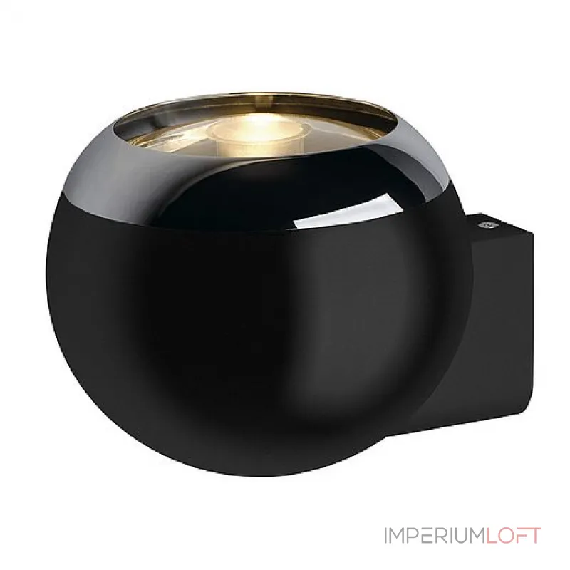 LIGHT EYE 150 BALL светильник настенный для лампы ES111 75Вт макс., черный / кольцо хром