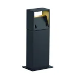 LOGS 40 светильник IP44 c LED 6Вт (8Вт), 3000К, 420lm, антрацит