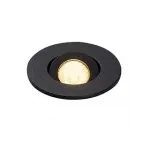 NEW TRIA MINI DL ROUND SET, светильник с LED 2.2Вт, 3000K, 30°, 143lm, с блоком питания, черный